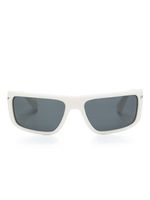 Off-White Eyewear lunettes de soleil rectangulaires à logo - Blanc - thumbnail