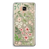 Botanical sweet flower heaven: Samsung Galaxy A5 (2016) Transparant Hoesje