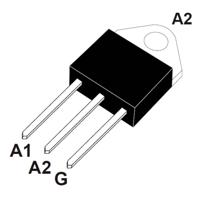 STMicroelectronics BTA26-600B Thyristor (SCR) - TRIAC TOP-3 25 A 600 V