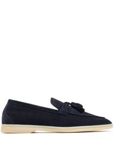 Scarosso Leandra suede loafers - Bleu