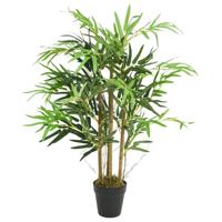 VidaXL Kunstplant bamboe 500 bladeren 80 cm groen