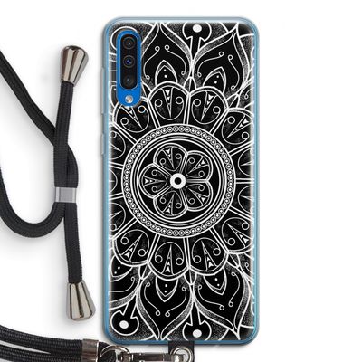 Roses Are Red: Samsung Galaxy A50 Transparant Hoesje met koord