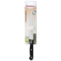 Metaltex professional universeel koksmes 28 cm zwart/rvs