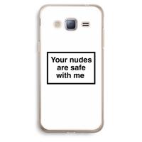 Safe with me: Samsung Galaxy J3 (2016) Transparant Hoesje