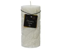 Stompkaars paraffine d7h15 cm warm wit - Decoris