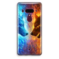 Fire & Ice: HTC U12+ Transparant Hoesje