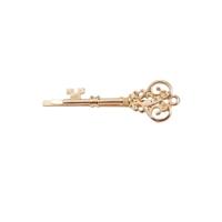 Vintage dames haarspeld mini sleutel haarspeld Word clip Gair accessoires (goud)