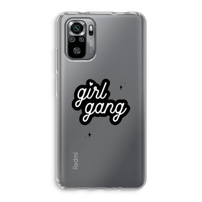 Girl Gang: Xiaomi Redmi Note 10S Transparant Hoesje