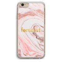 Feminist: iPhone 6 Plus / 6S Plus Transparant Hoesje Feminist: iPhone 6 Plus / 6S Plus Transparant Hoesje