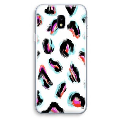 Cheetah color: Samsung Galaxy J3 (2017) Transparant Hoesje
