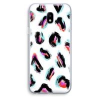 Cheetah color: Samsung Galaxy J3 (2017) Transparant Hoesje