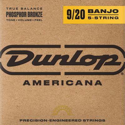 Dunlop DJP0920 Americana Phosphor Bronze Snaren voor 5-Snarige Banjo (9-20)