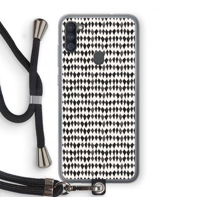 Crazy shapes: Samsung Galaxy A11 Transparant Hoesje met koord