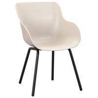 Leen Bakker - Hartman Kuipstoel Amaya - /aluminium - Zand - Kunststof - Beige - 50x55x85 Cm