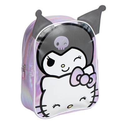 Hello Kitty Kuromi hologram rugzak, tas 32 cm