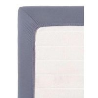 Hoeslaken topdekmatras Jersey - grijsblauw - 180x200 cm - Leen Bakker - thumbnail