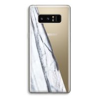 Gestreepte marmer: Samsung Galaxy Note 8 Transparant Hoesje