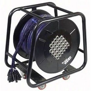 DAP Stagewheel met beschermde Multikabel, 24 in/4 uit, 30 meter