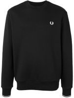 Fred Perry sweat à logo brodé - Noir