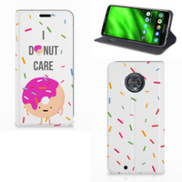 Motorola Moto G6 Flip Style Cover Donut Roze - thumbnail