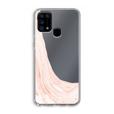 Peach bath: Samsung Galaxy M31 Transparant Hoesje