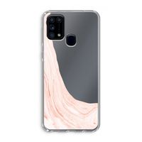 Peach bath: Samsung Galaxy M31 Transparant Hoesje