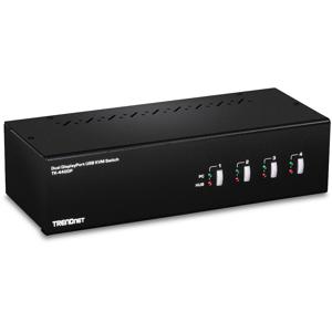 Trendnet TK-440DP KVM-switch Zwart, Zilver