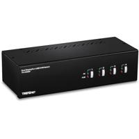 Trendnet TK-440DP KVM-switch Zwart, Zilver - thumbnail