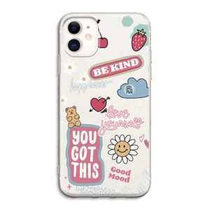 Positivity: iPhone 11 Transparant Hoesje
