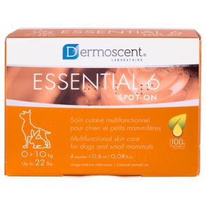 Dermoscent Essential 6 Spot-On hond van 0 tot 10 kg 3 x 4 pipetten