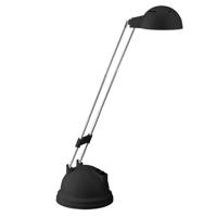 Brilliant Zwarte bureaulampKatrina met led - G94816/06