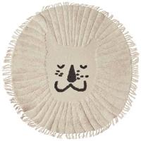 Beliani - BADHANI - Laagpolig vloerkleed - Beige - ø 120 cm - Katoen