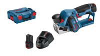 Bosch Blauw GHO 12 V-20 Accu schaafmachine met 2 accu's 3.0Ah  - 06015A7001 - thumbnail