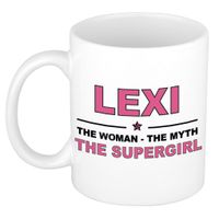 Lexi The woman, The myth the supergirl cadeau koffie mok / thee beker 300 ml