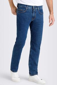MAC Regular Fit Jeans blauw, Effen
