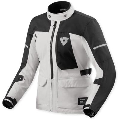 REV'IT! Convergent H2O Lady jacket, Textiel motorjas dames, Zilver Zwart