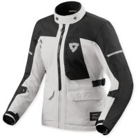 REV'IT! Convergent H2O Lady jacket, Textiel motorjas dames, Zilver Zwart