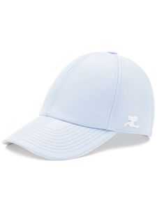 Courrèges casquette à patch logo - Bleu