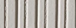 Tegelsample: Valence Costela wandtegel ribbel 7.5x20cm bianco glans