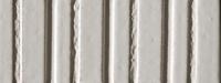 Tegelsample: Valence Costela wandtegel ribbel 7.5x20cm bianco glans - thumbnail