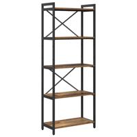 Boekenkast Oud hout 60 x 30 x 153 cm Bewerkt hout