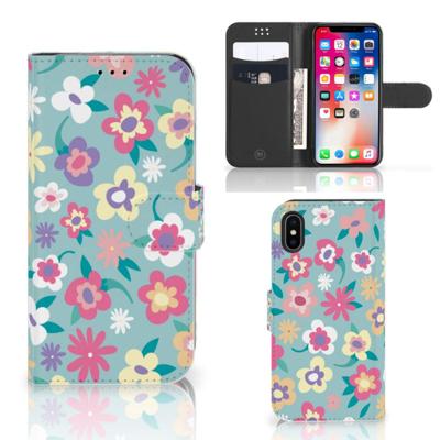Apple iPhone X | Xs Hoesje Flower Power Apple iPhone X | Xs Hoesje Flower Power
