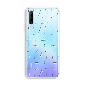 Hipster stripes: Huawei P Smart Pro Transparant Hoesje