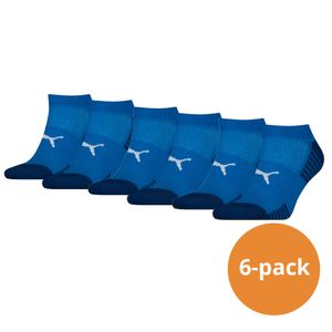 Puma Sport Cushioned Sneakersokken Light 6-pack Blauw-43/46