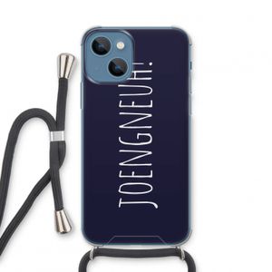 Joengneuh!: iPhone 13 mini Transparant Hoesje met koord