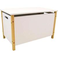 SCANDIWOOD Scatola portagiochi in legno 37,5 x 60 x36 cm per bambini