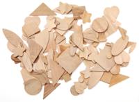 Bouhon mengeling stuk hout, set van 100 stuks - thumbnail