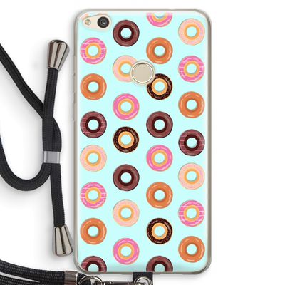 Donuts: Huawei Ascend P8 Lite (2017) Transparant Hoesje met koord