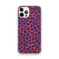 Purple Giraffe: iPhone 12 Pro Max Transparant Hoesje