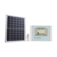 V-TAC VT-60W-W Witte Solar schijnwerpers - 20W -IP65 - 1650 Lumen - 4000K - thumbnail